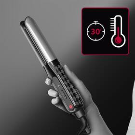 Žehlička na vlasy Rowenta SF712 LE0 Karl Lagerfeld Thermostyle černá/stříbrná

 obrázek produktu 4 z 11