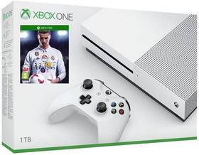 Herní konzole Microsoft Xbox One S, 1TB + FIFA 18 
