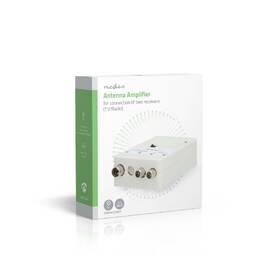 Zesilovač Nedis 25 dB, 3x IEC, ovládání zesílení bílý

 obrázek produktu 6 z 6