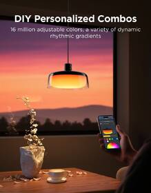 Stropní svítidlo Govee Pendant Light RGBICWW, Matter černé

 obrázek produktu 3 z 6