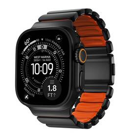 Řemínek NOMAD Stratos Titanium FKM na Apple Watch 45/46/49 mm černý/oranžový

 obrázek produktu 1 z 12