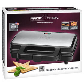 Sendvičovač Profi Cook ST 1092 černý/nerez

 obrázek produktu 7 z 7
