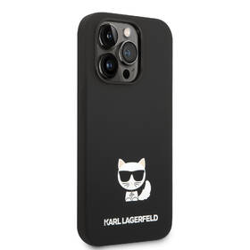 Kryt na mobil Karl Lagerfeld Liquid Silicone Choupette na Apple iPhone 14 Pro Max černý

 obrázek produktu 2 z 4
