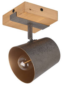 Bodové svítidlo TRIO Bell, 1x E14 dřevo/kovové

 obrázek produktu 3 z 3