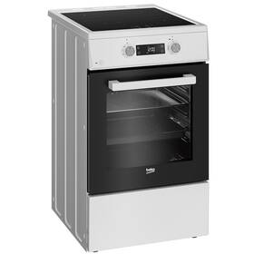 Indukční sporák Beko FSM59305WDT bílá barva
