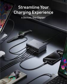 Nabíječka do sítě Anker Prime Charger 200W, USB-C/USB, GaN černá

 obrázek produktu 3 z 4