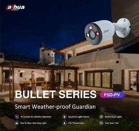 IP kamera Dahua F5D-PV Bullet, 5Mpx, f=2,8mm bílá

 obrázek produktu 4 z 5