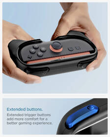 Grip Spigen Joy-Con Grip NS100 -  Nintendo Switch 2 černý

 obrázek produktu 12 z 15