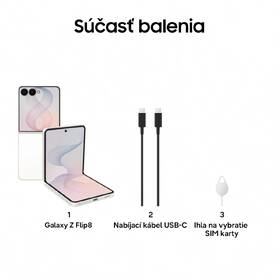 Mobilní telefon Samsung Galaxy Z Flip8 5G 12 GB / 256 GB krémový

 obrázek produktu 15 z 25