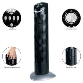 Ventilátor sloupový AEG TVL 5531 černý

 obrázek produktu 2 z 6