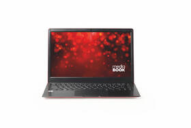 Notebook mediaBOOK 14 červená barva
