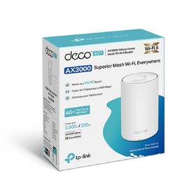 Komplexní Wi-Fi systém TP-Link Deco X50-4G, LTE Mesh bílý

 obrázek produktu 8 z 8