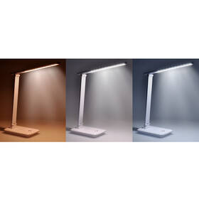 Stolní LED lampička Solight WO64-W, 10 W, 490 lm, CCT bílé

 obrázek produktu 9 z 10