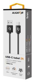 Kabel Aligator USB/USB-C, 1m černý

 obrázek produktu 1 z 2