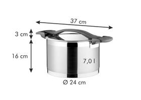 Hrnec s poklicí Tescoma 24 cm, 7,0 l nerez

 obrázek produktu 2 z 2