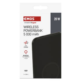 Powerbanka EMOS WI 521, 20W 5000 mAh černá

 obrázek produktu 23 z 24