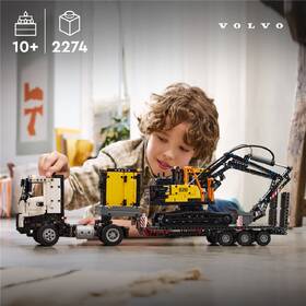 Stavebnice LEGO® Technic 42175 Nákladní auto Volvo FMX a elektrický bagr Volvo EC230 

 obrázek produktu 6 z 9