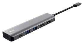 USB Hub Trust Dalyx 6-in-1 USB-C stříbrný

 obrázek produktu 2 z 9