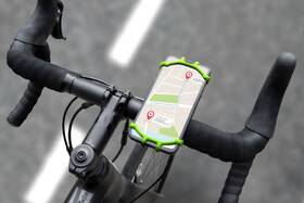 Držák na mobil FIXED Bikee univerzální držák na kolo - limetkový 

 obrázek produktu 7 z 8