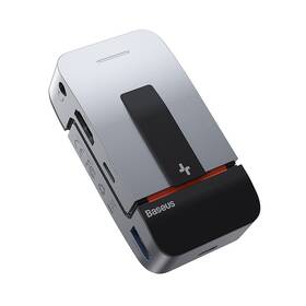USB Hub Baseus Armor Age USB-C/3x USB 3.0, USB-C, HDMI, 3,5mm Jack, RJ 45 šedý

 obrázek produktu 1 z 10