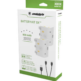 Baterie SnakeByte Battery:Kit SX pro Xbox Series bílá

 obrázek produktu 3 z 3