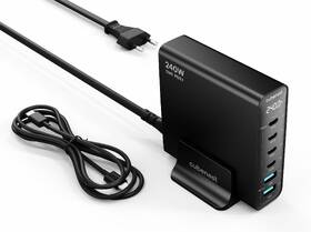 Nabíječka do sítě Cubenest S6D0, 4xUSB-C, 2xUSB-A, PD, GaN, 240 W černá

 obrázek produktu 5 z 13