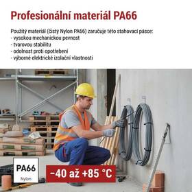 Stahovací pásky EMOS 450×7,6MM, 25KS černé

 obrázek produktu 6 z 10