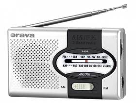 Radiopřijímač Orava T-103 černá barva
