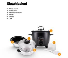 Rýžovar Lauben Rice Cooker 600BC 

 obrázek produktu 12 z 12
