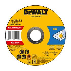 Řezný kotouč Dewalt DT42340TZ 125x1,2 mm (10 ks) 

 obrázek produktu 1 z 1