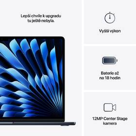 Notebook Apple 15" M4 10× GPU, 24GB, 512GB - temně inkoustový CZ 

 obrázek produktu 9 z 10