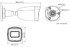 IP kamera HiLook IPC-B140HA-LU Bullet 4Mpix 2,8mm bílá

 obrázek produktu 3 z 3