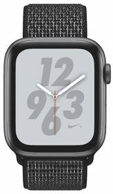 Chytré hodinky Apple Series 4 GPS 44mm pouzdro z vesmírně šedého hliníku - černý provlékací sportovní řemínek Nike 

 obrázek produktu 2 z 2