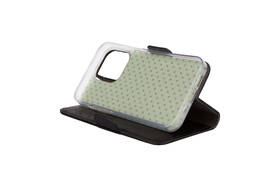 Pouzdro na mobil flipové FIXED Opus na Apple iPhone 13 Pro černá barva
