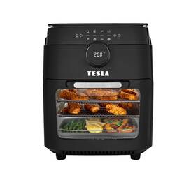 Fritéza horkovzdušná Tesla AirCook & Grill QG700 BLK, multifunkční černá barva
