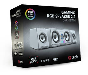 Reproduktory C-Tech SPK-16, 2.2, RGB bílé

 obrázek produktu 2 z 2