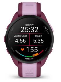 Chytré hodinky Garmin Forerunner 165 Music - Berry / Lilac 

 obrázek produktu 2 z 7