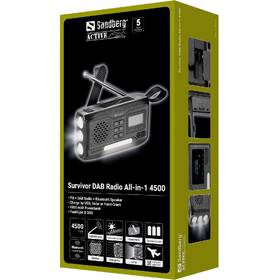 Radiopřijímač s DAB+ Sandberg Survivor All-in-1 4500 černý

 obrázek produktu 4 z 5