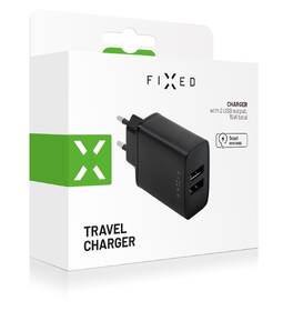 Nabíječka do sítě FIXED 2x USB, 15W Smart Rapid Charge černá

 obrázek produktu 2 z 2