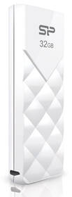 USB Flash Silicon Power Ultima U03 32 GB bílá barva
