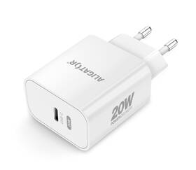 Nabíječka do sítě Aligator Power Delivery 20W, USB-C + USB-C kabel bílá

 obrázek produktu 2 z 6