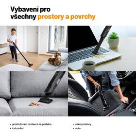 Akumulátorový vysavač Lauben Hand Vacuum 2in1 120BC černý

 obrázek produktu 24 z 27