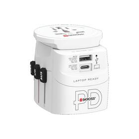 Cestovní adaptér SKROSS pro celý svět, USB/USB-C 45W bílý

 obrázek produktu 3 z 8
