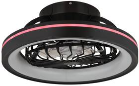 Stropní svítidlo GLOBO Deanne, s ventilátorem černé

 obrázek produktu 7 z 13