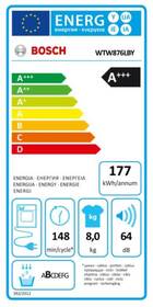 Sušička prádla Bosch WTW876LBY bílá

 obrázek produktu 1 z 13