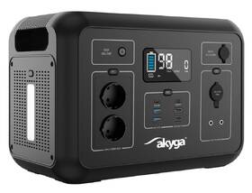 Nabíjecí stanice Akyga 1200W (1132Wh) černá barva
