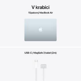 Notebook Apple 15" M5 10× CPU 10× GPU, 24 GB, 1 TB - blankytně modrý CZ 

 obrázek produktu 8 z 8