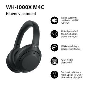 Sluchátka Sony WH-1000XM4C černá

 obrázek produktu 13 z 16