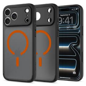 Kryt na mobil Spigen Ultra Hybrid MagSafe na Apple iPhone 18 Pro / 17 Pro černý/oranžový

 obrázek produktu 2 z 14