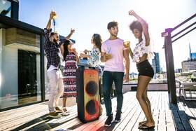 Party reproduktor Blaupunkt PB10DB černá barva
